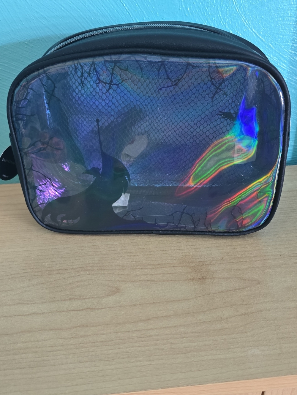 Iridescent Womens Maleficent  Travel Toiletry Bag